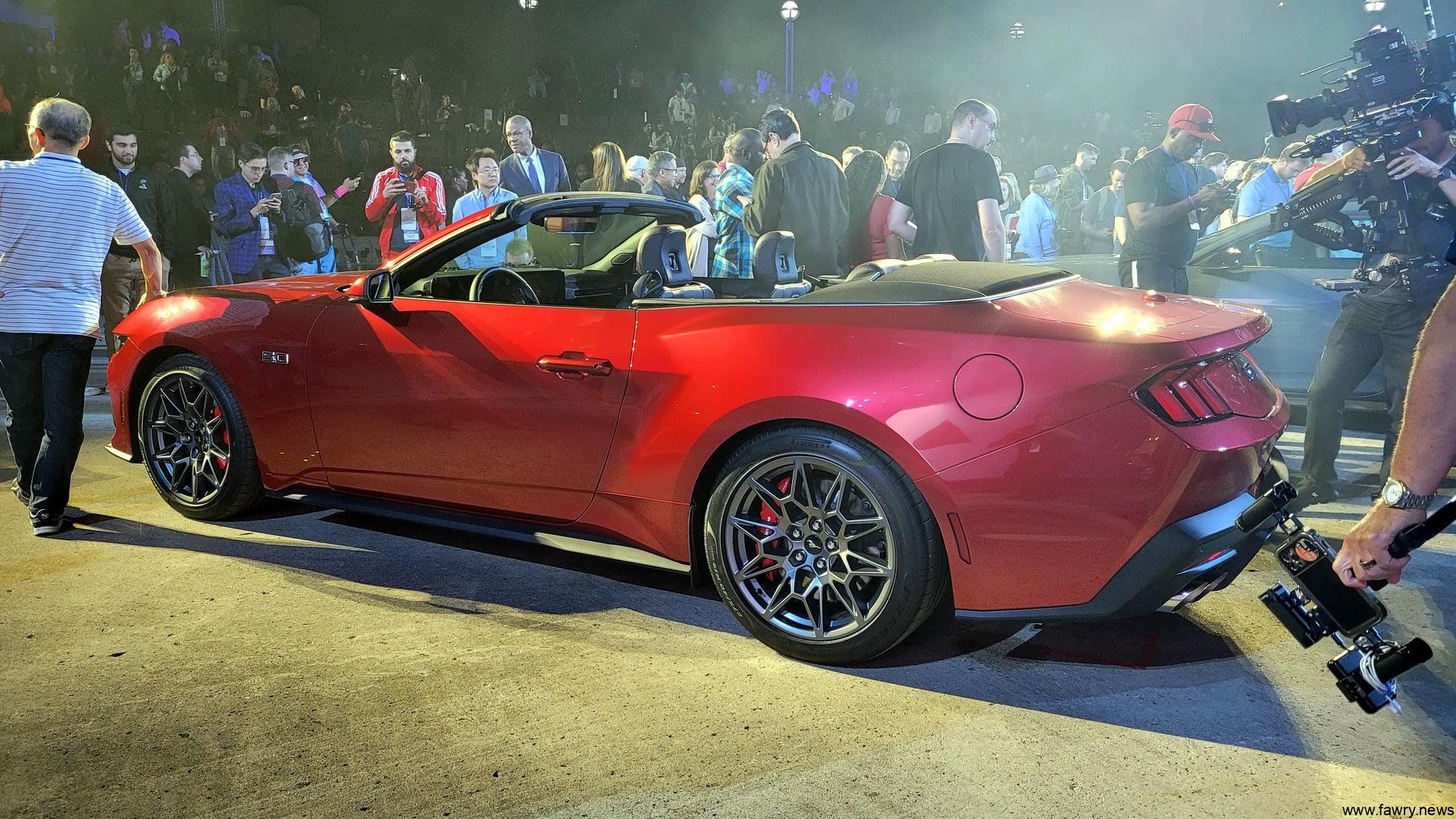 بالفيديو :فورد موستانج 2024 بلوحة رقمية على طراز بي إم دبليو وبدون ناقل يدوي