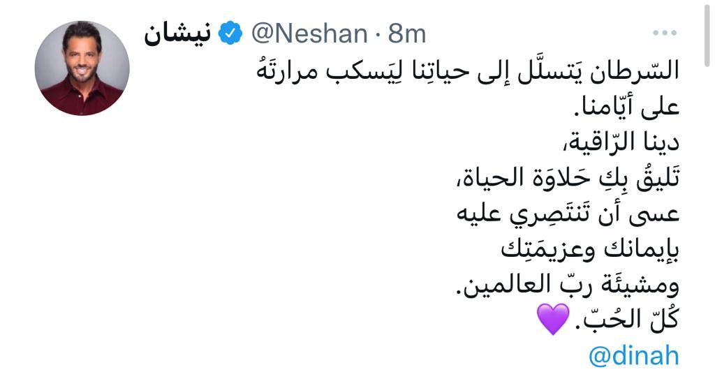 إصابة دينا حايك بسرطان الثدي .. 5 معلومات عن مرض دينا حايك الخطير