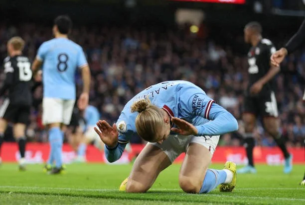 مانشستر سيتي ضد فولهام هالاند يقود الفريق إلى فوز قاتل في الدوري الممتاز