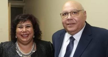 ايناس عبد الدايم و زوجها مدحت شليق