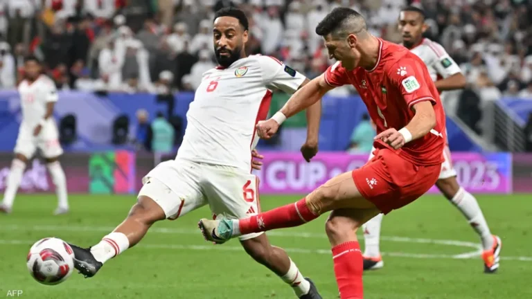 تعادل فلسطين والإمارات في كأس آسيا